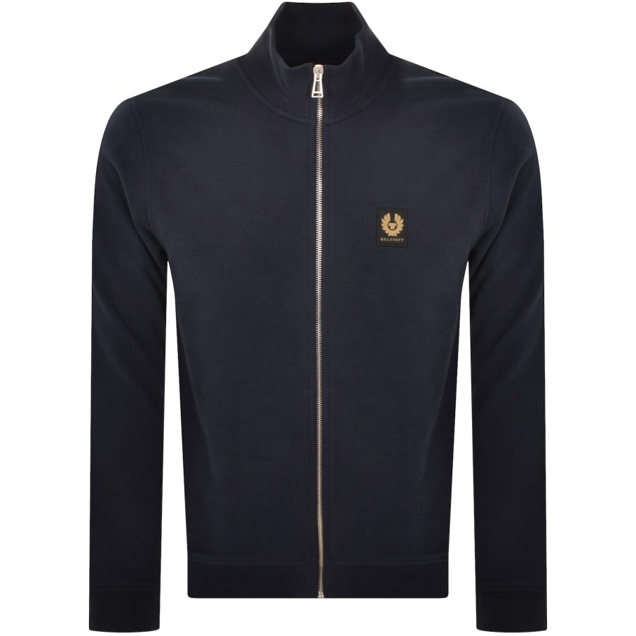 【ベルスタッフ】Belstaff Full Zip Sweatshirt★Dark Ink★ Men's Cotton Fleece Belstaff Full Zip Sweatshirt in Dark Ink
